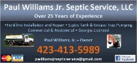 Paul Williams Jr. Septic Service, LLC